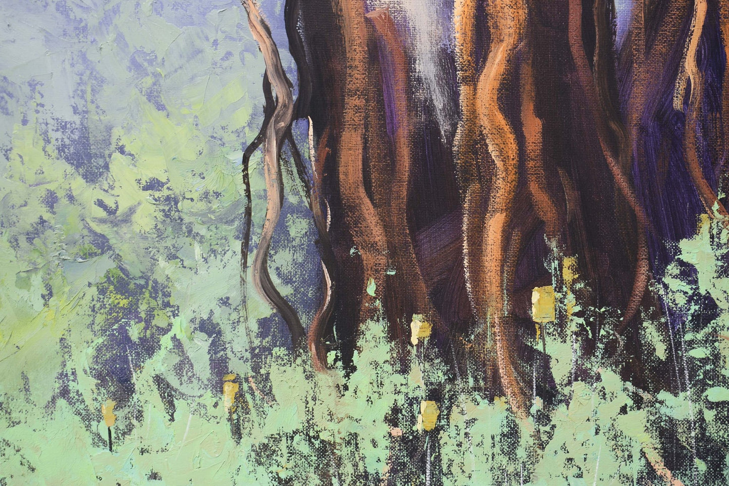 Large Gum trees Original Oil painting