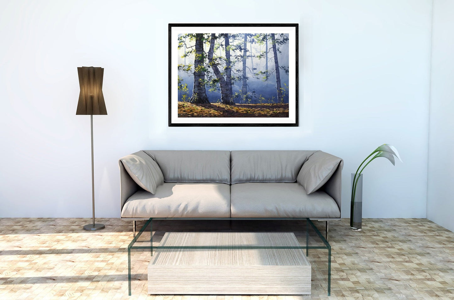 Forest trees in Sunlight by Graham Gercken