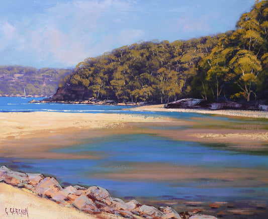 Patonga Beach Original Oil Painting by Graham Gercken