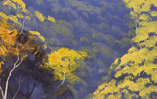 Large Blue Mountains painting by Graham Gercken