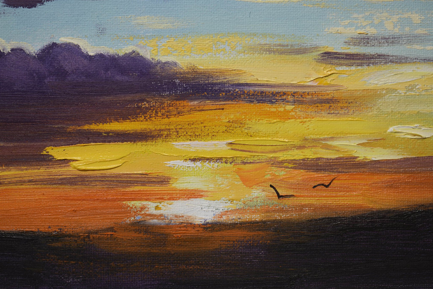 Country Sunset oil painting by Graham Gercken