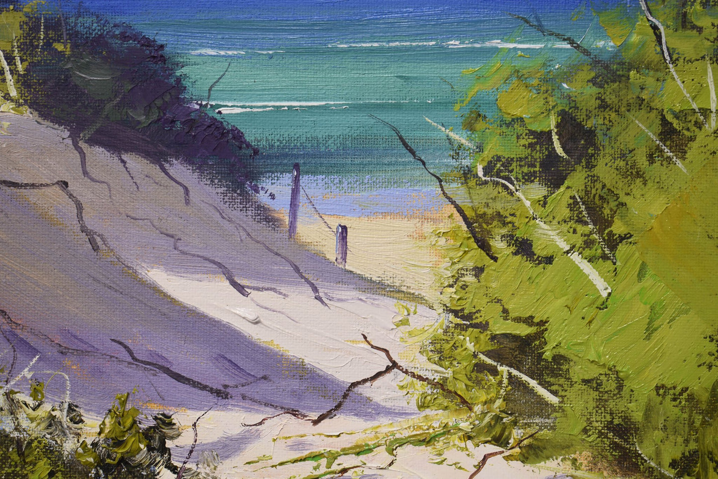 Australian Beach Painting by Graham Gercken