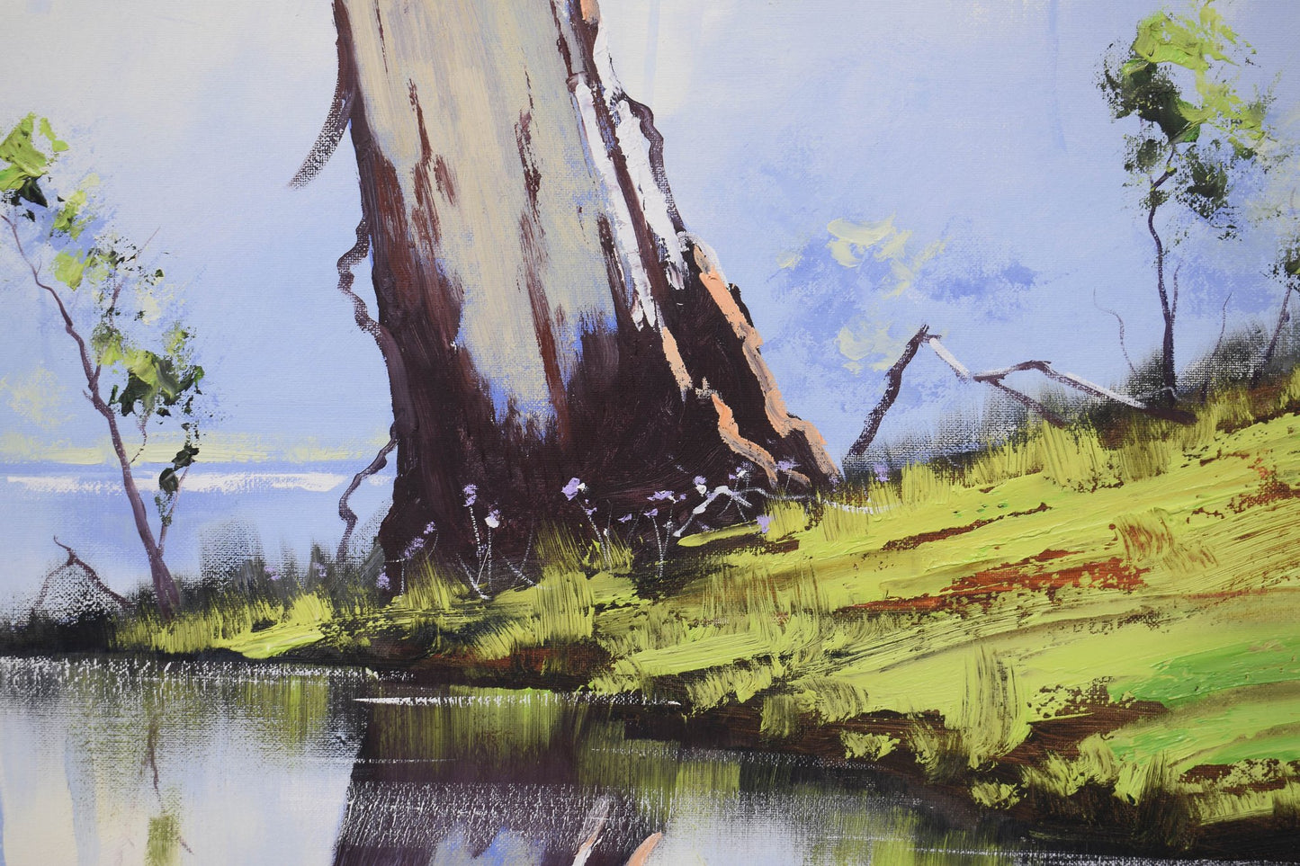 Australian River Gum Tree painting by Graham Gercken