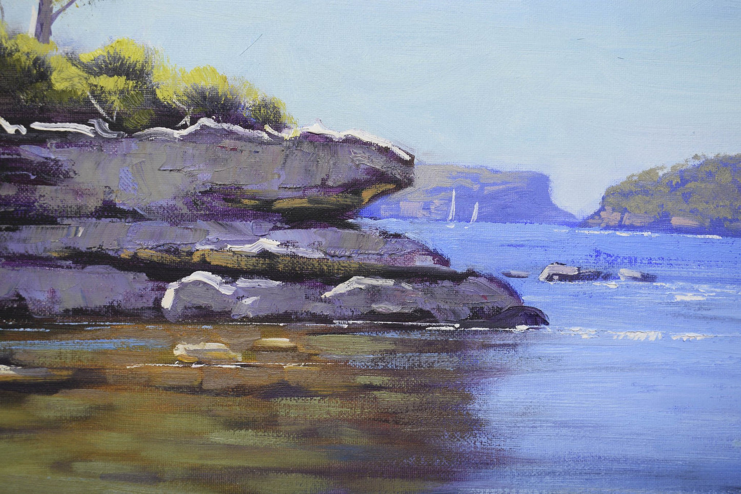 Balmoral beach painting Sydney Harbour by Graham Gercken