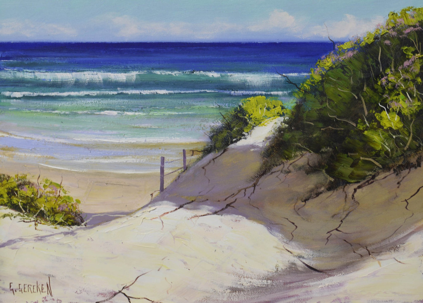 Beach Sand Dunes painting by Graham Gercken