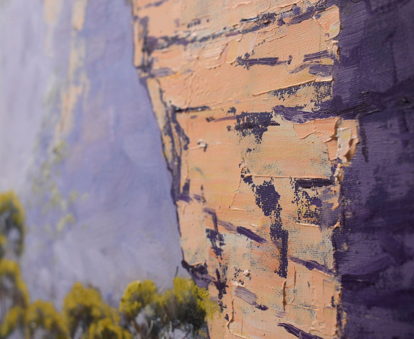 The Blue Mountains Cliffs original painting