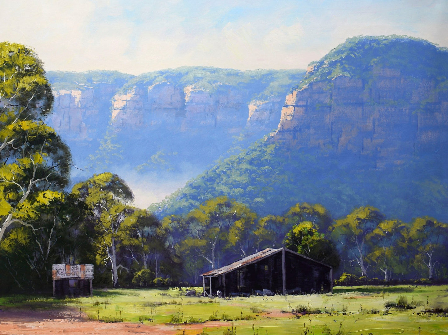 Stunning Valley scene from the Blue Mountains Original Painting