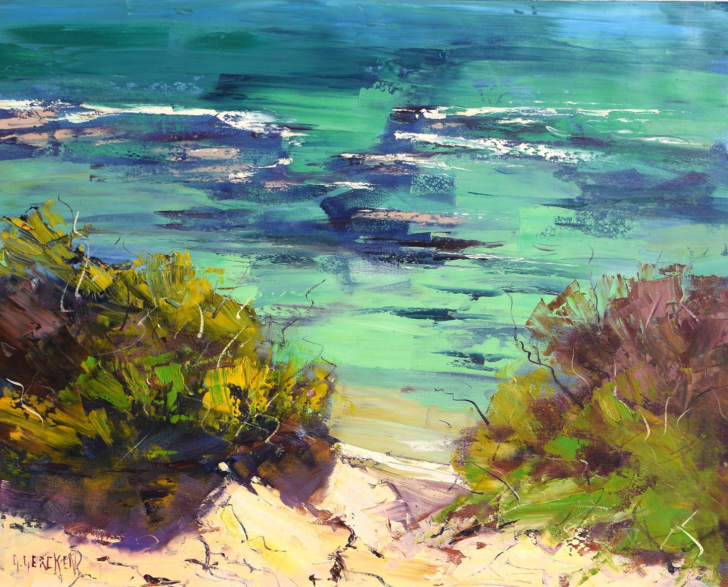 Norah Head Beach Dunes Painting