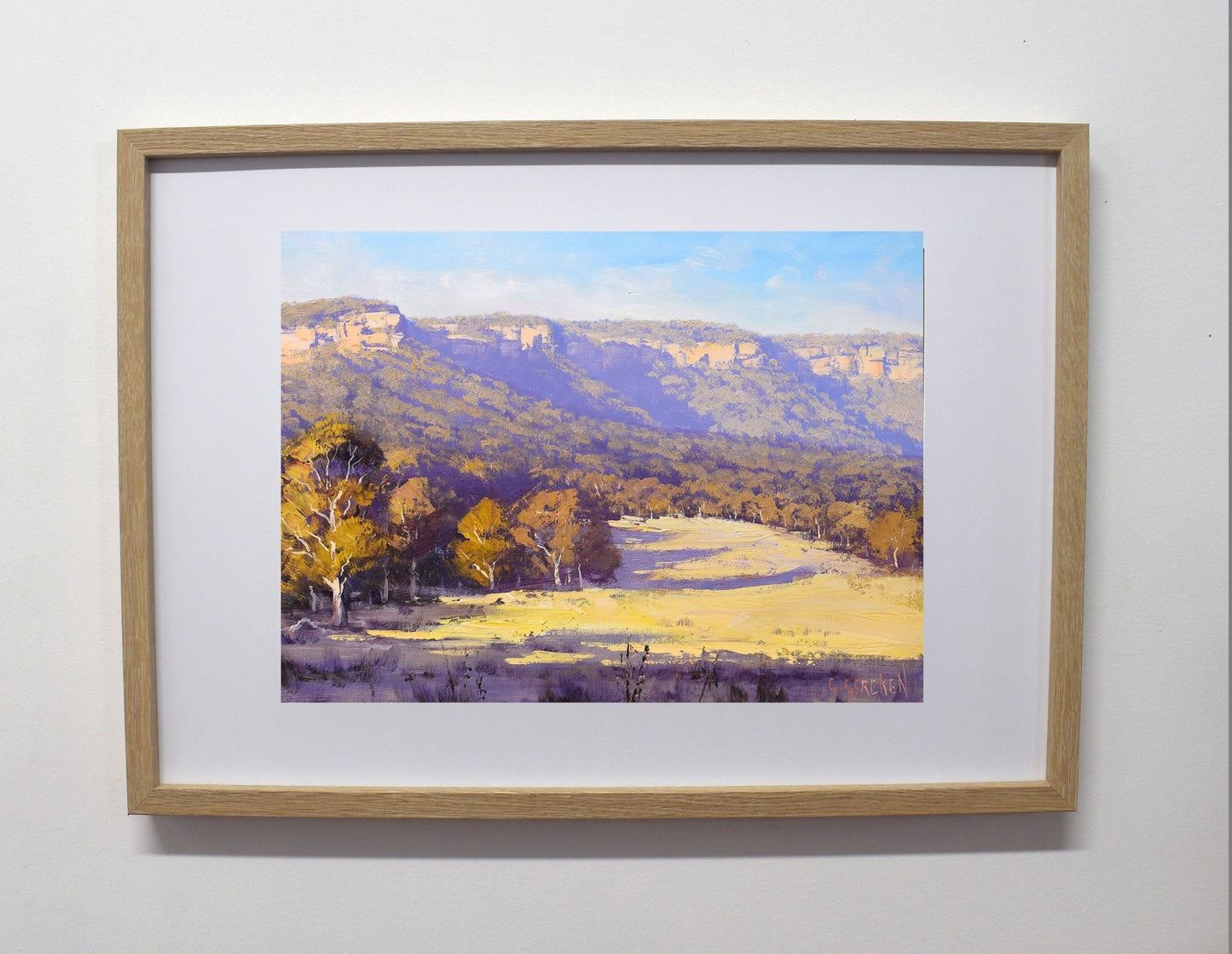 Australian Landscape Painting Hartley Valley