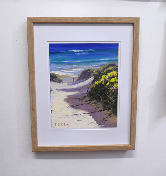 Sandy Beach Painting by Graham Gercken