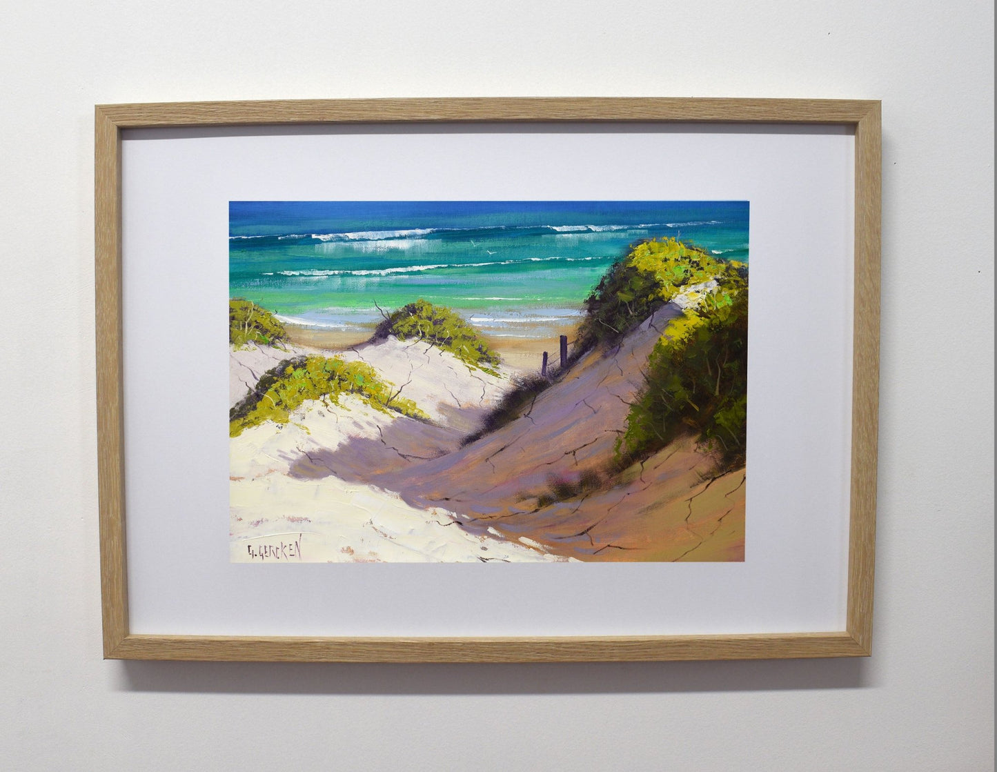 Australian Beach Painting by Graham Gercken