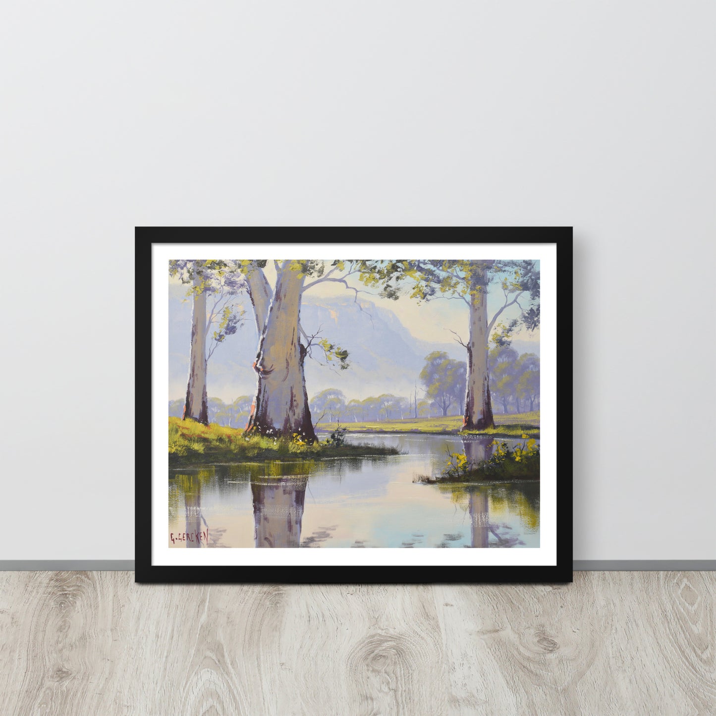 Australian Gum trees Framed print