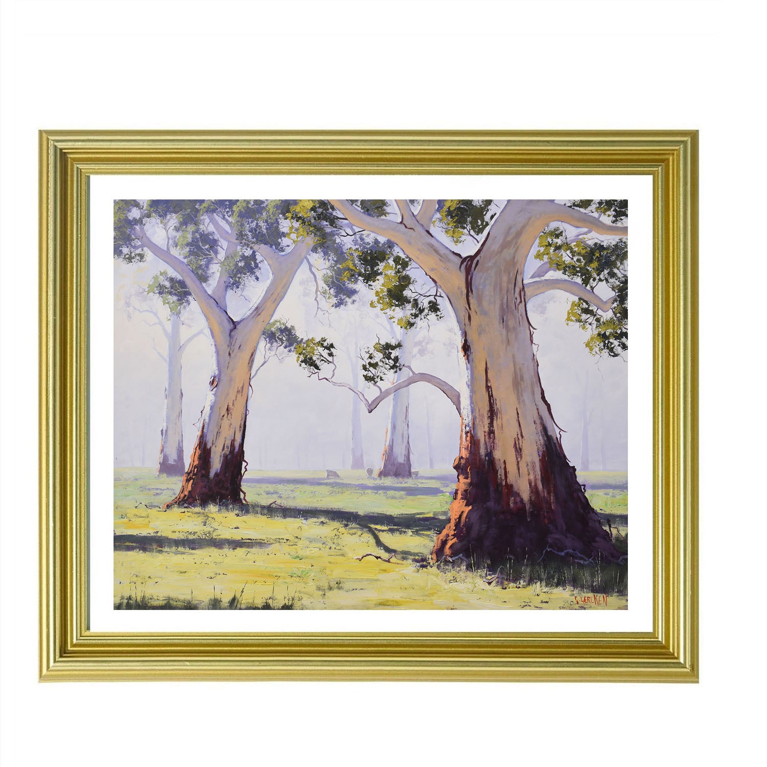 large Australian painting frame