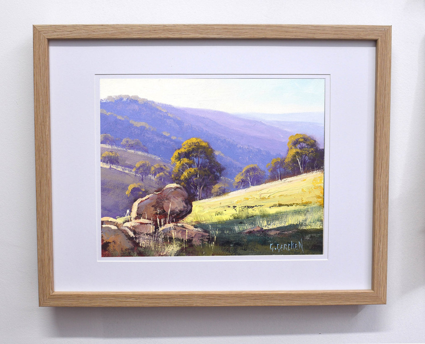 Central West nsw Landscape painting by Graham Gercken