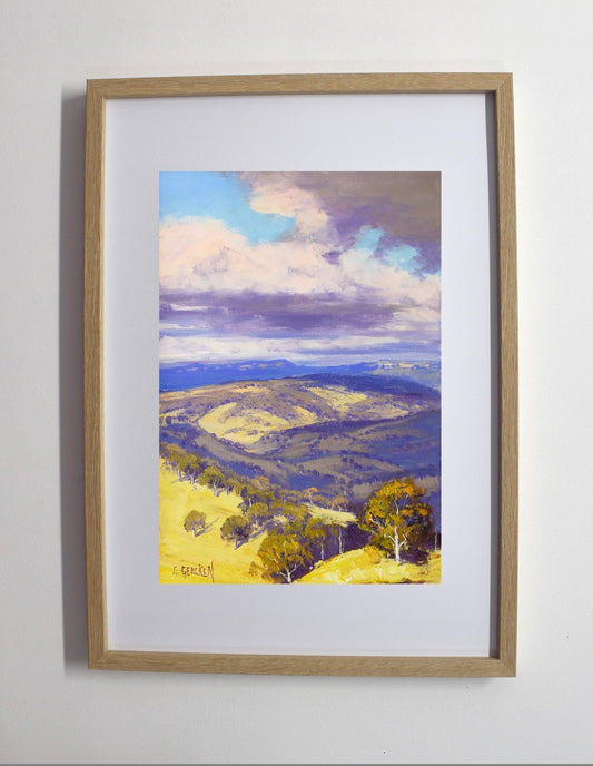 Blue Mountains Valley Painting by Graham Gercken