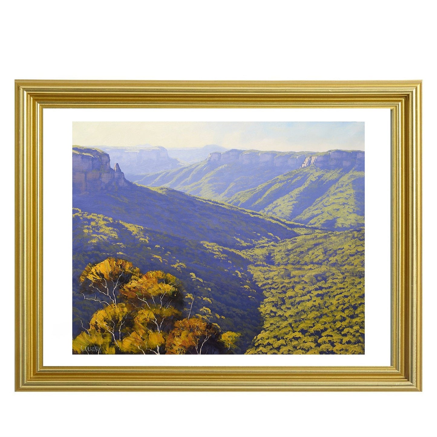 Large Blue Mountains painting by Graham Gercken