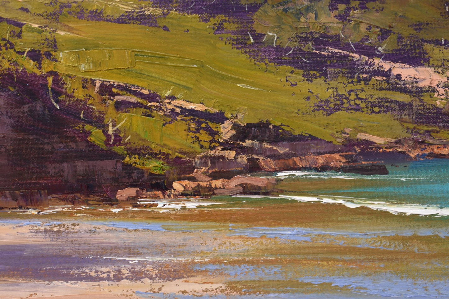 Rocky Coastline Yamba beach nsw