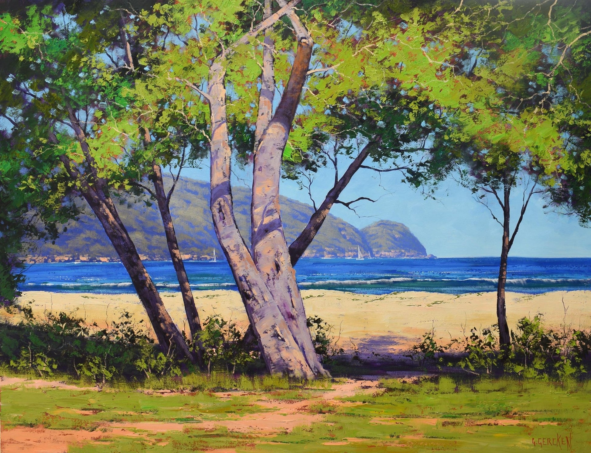 patonga beach painting