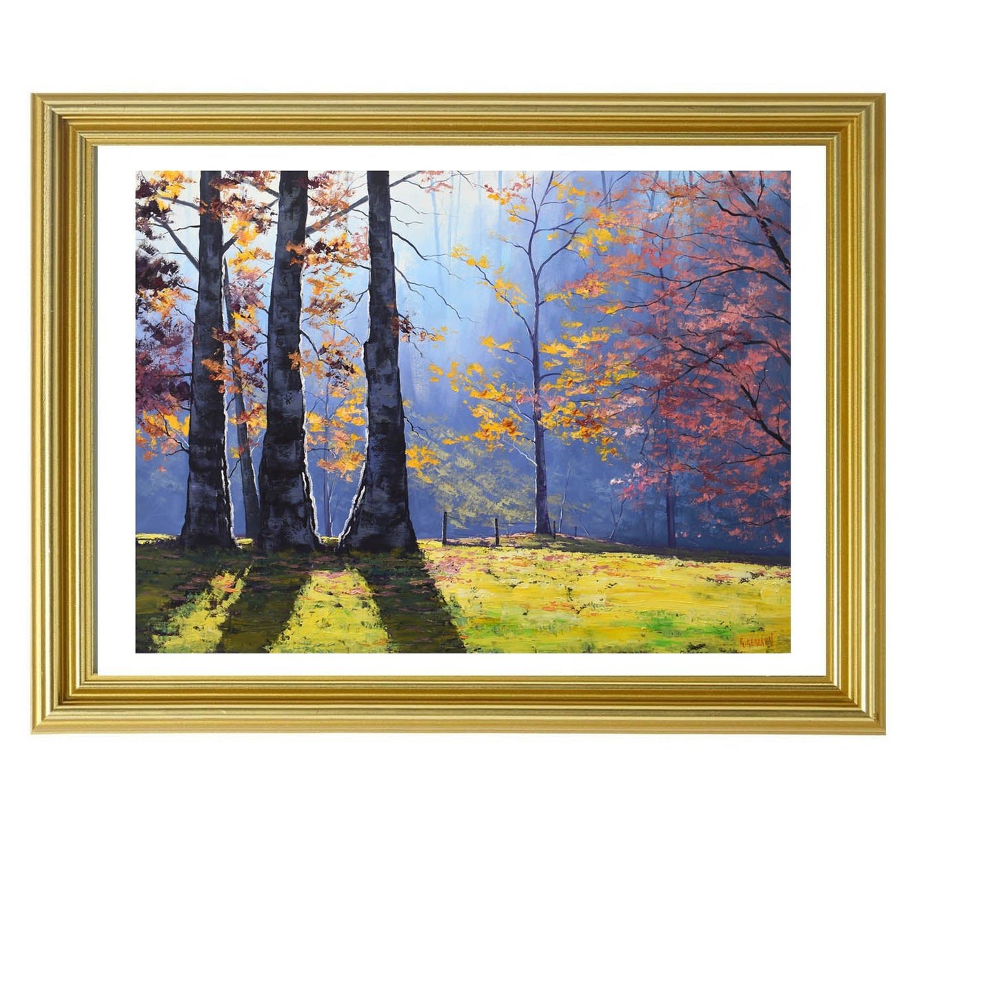 Autumn woodland trees Painting