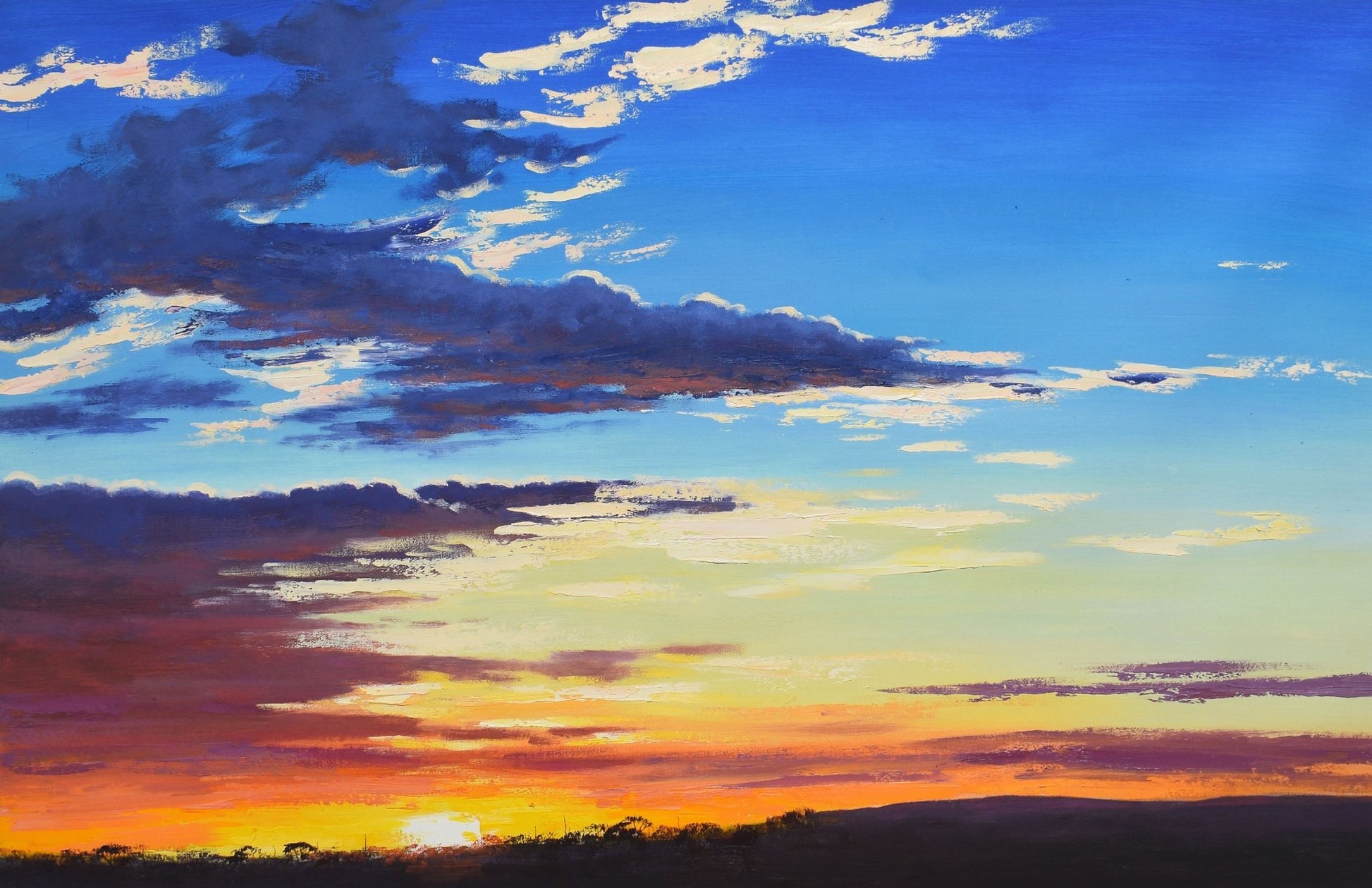 sunset-oil-painting
