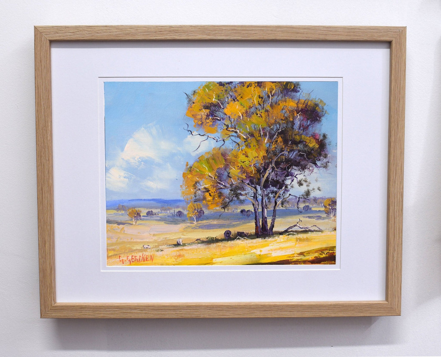 Mudgee Landscape with Gum Trees